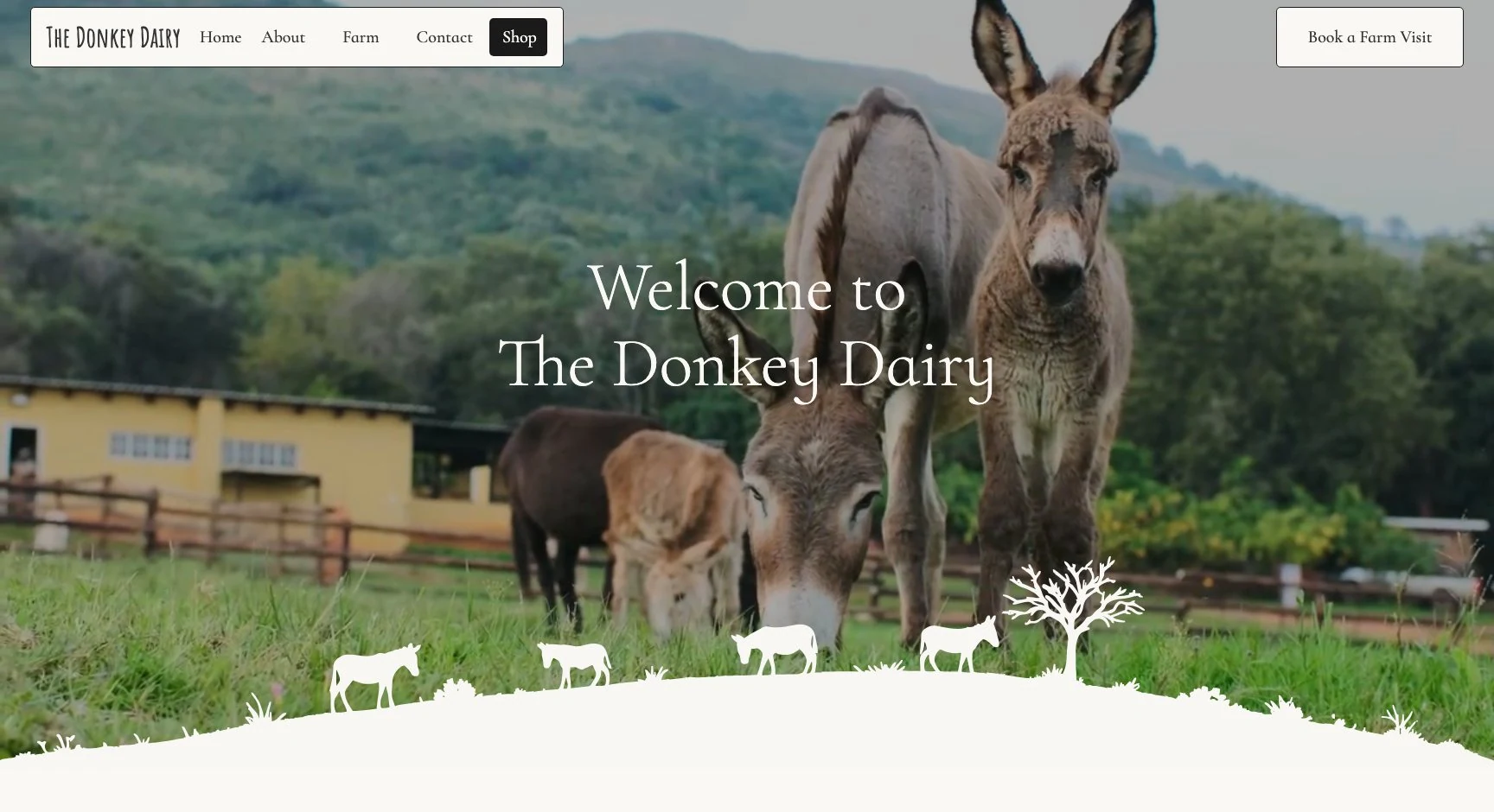 The Donkey Dairy farm website.